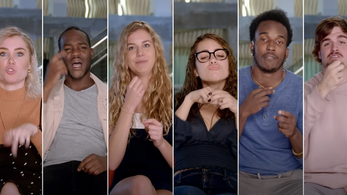 screenshot from the Netflix show Deaf U